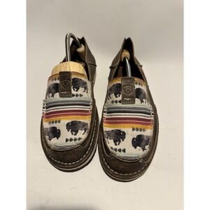 Ariat Ladies 10b Natural Taupe & Buffalo Print Cruiser Shoes 10038418